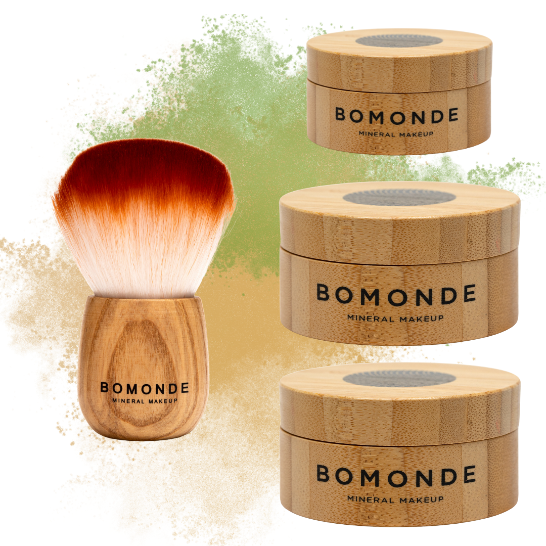 Bomonde Mineral Makeup Teenager Starter Collection | Natural, Toxin-Free Makeup for Healthy Skin